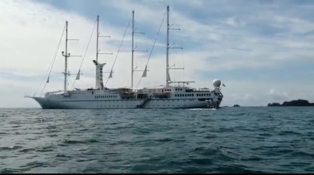 Cruceros visitan el Parque Nacional Marino Golfo de Chiriquí