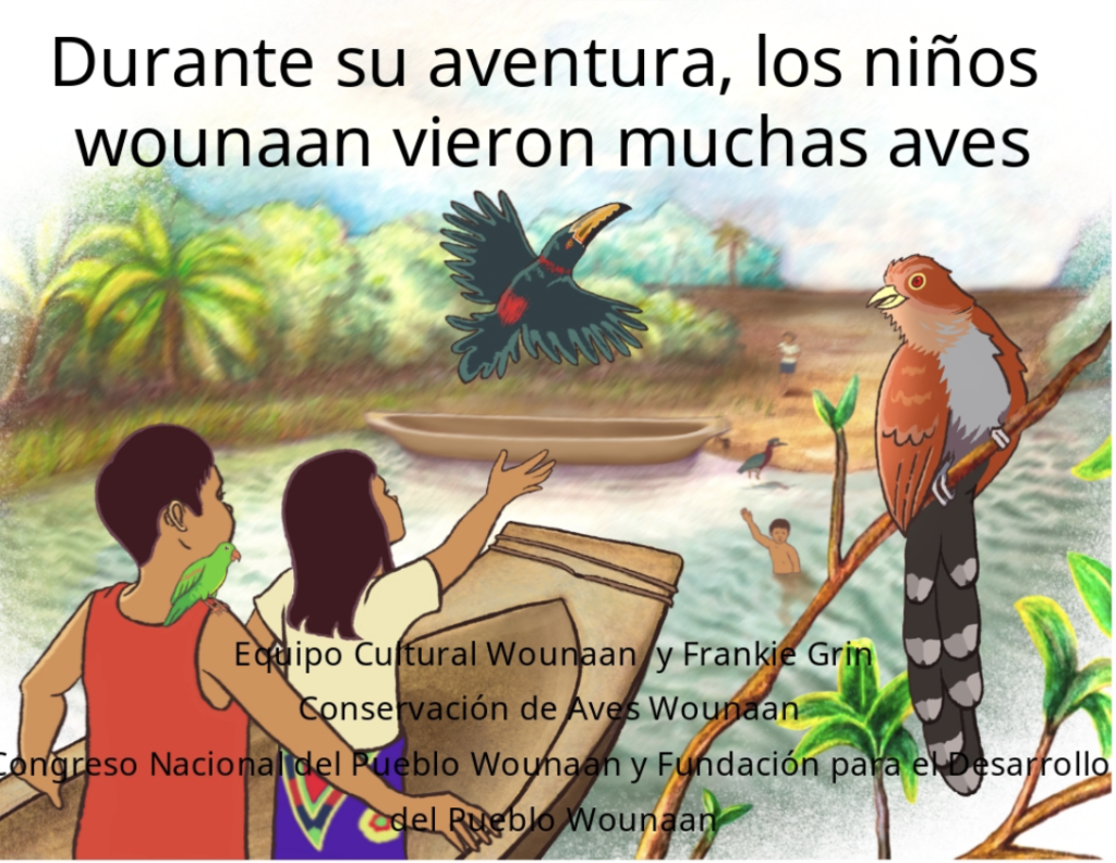 Publican libro infantil ilustrado en idioma wounaan