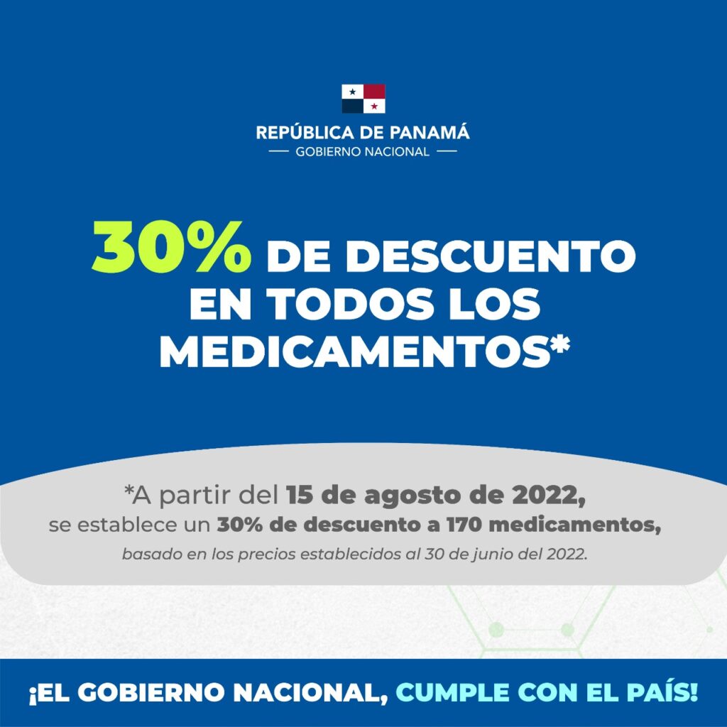 Listado de medicamentos rebajados en 30% de su precio