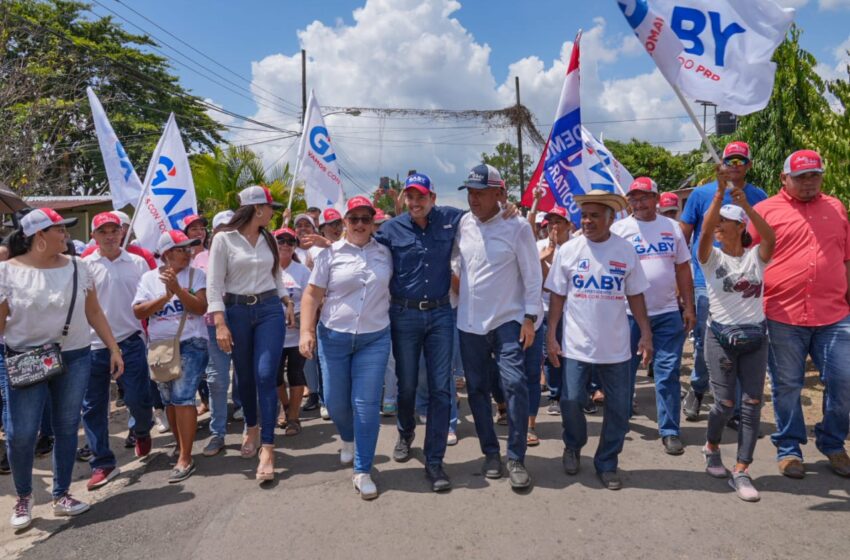  Cuatro distritos de Veraguas se suman al triunfo de Gaby