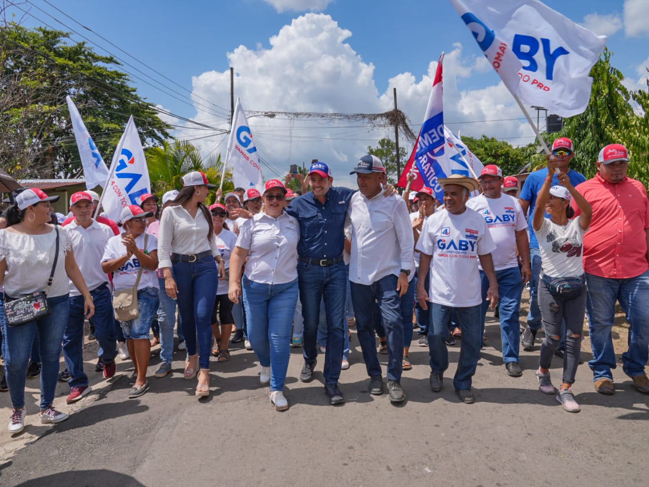 Cuatro distritos de Veraguas se suman al triunfo de Gaby