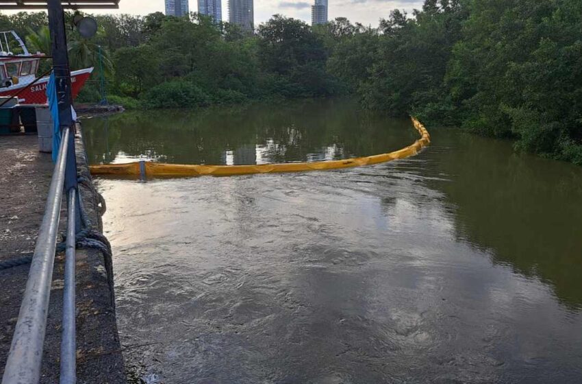  La Autoridad Marítima investiga derrame en río de Juan Díaz