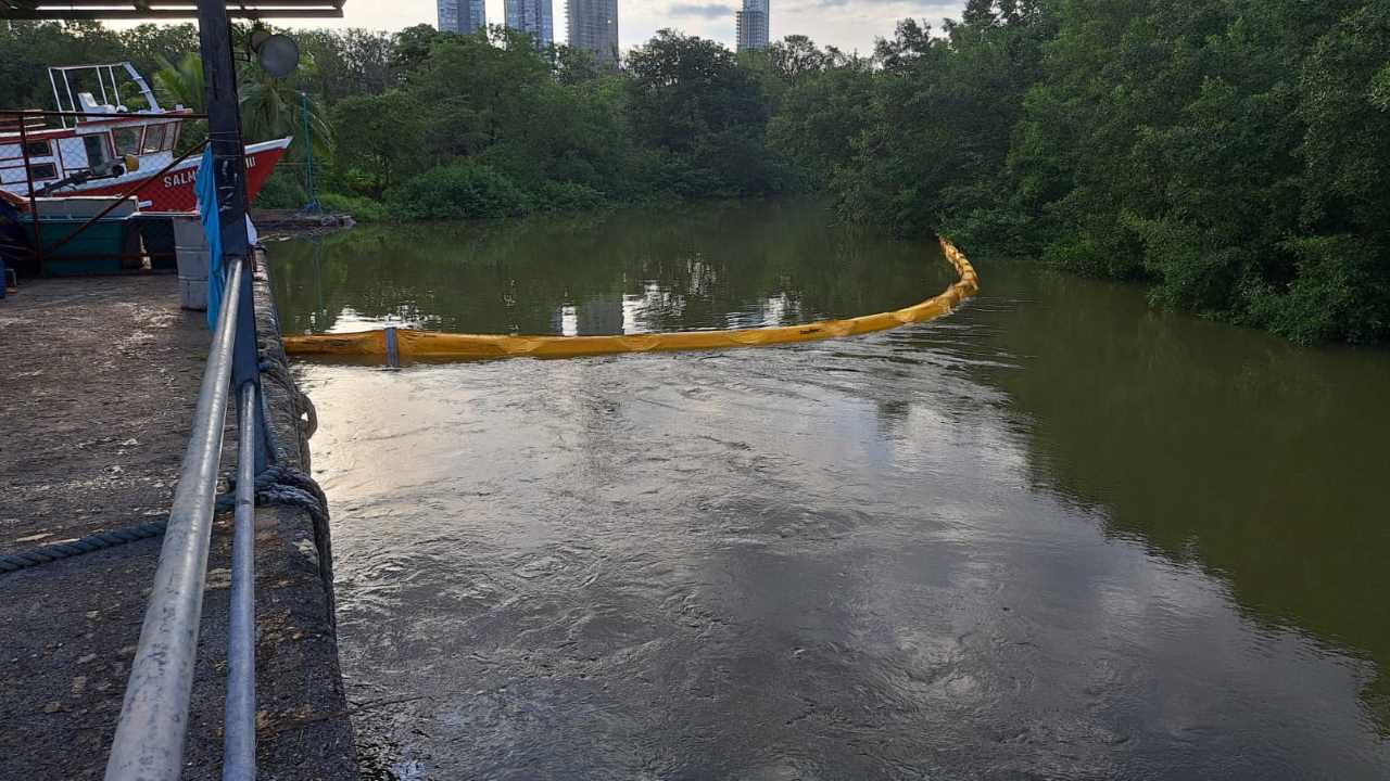 La Autoridad Marítima investiga derrame en río de Juan Díaz