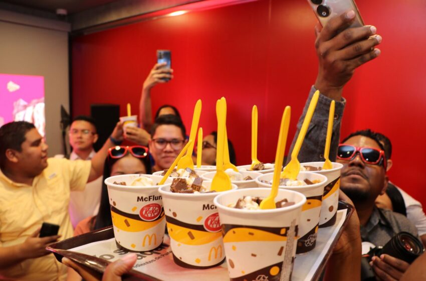  Nestlé y McDonald’s presentan el nuevo McFlurry con KitKat