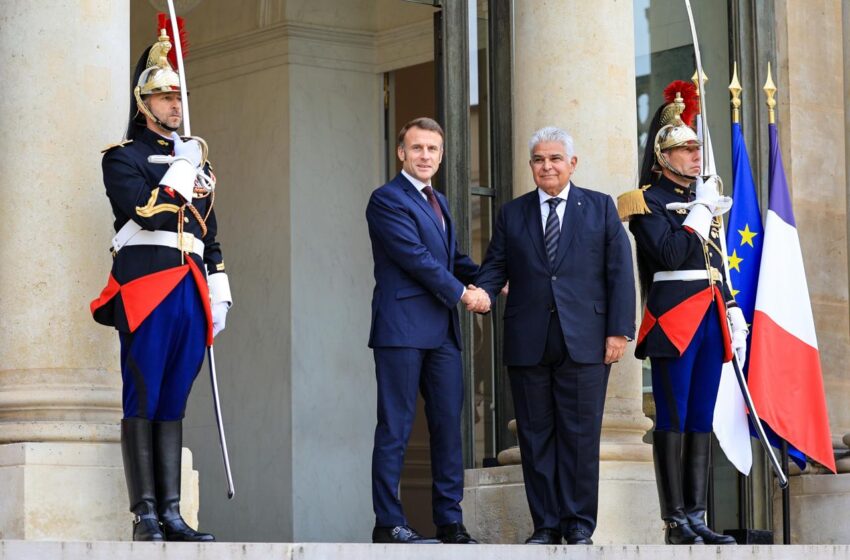  Encuentro Macron-Mulino: Francia desea que Panamá sea retirada de las listas fiscales