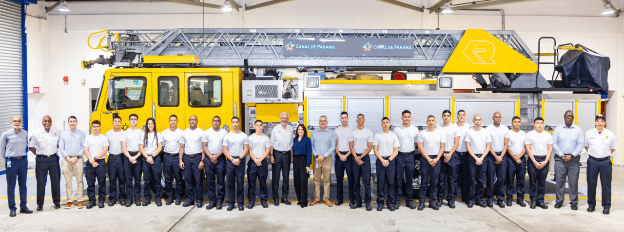 Nuevos bomberos se suman a la seguridad del Canal de Panamá