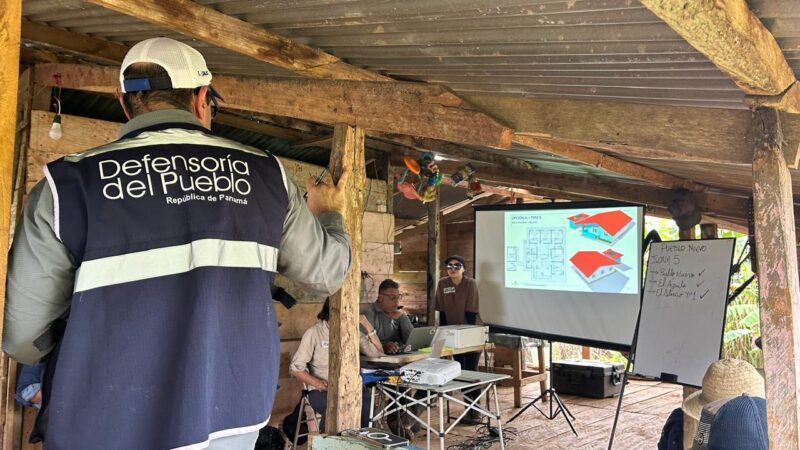 Defensor del Pueblo visita Pueblo Nuevo, Coclé