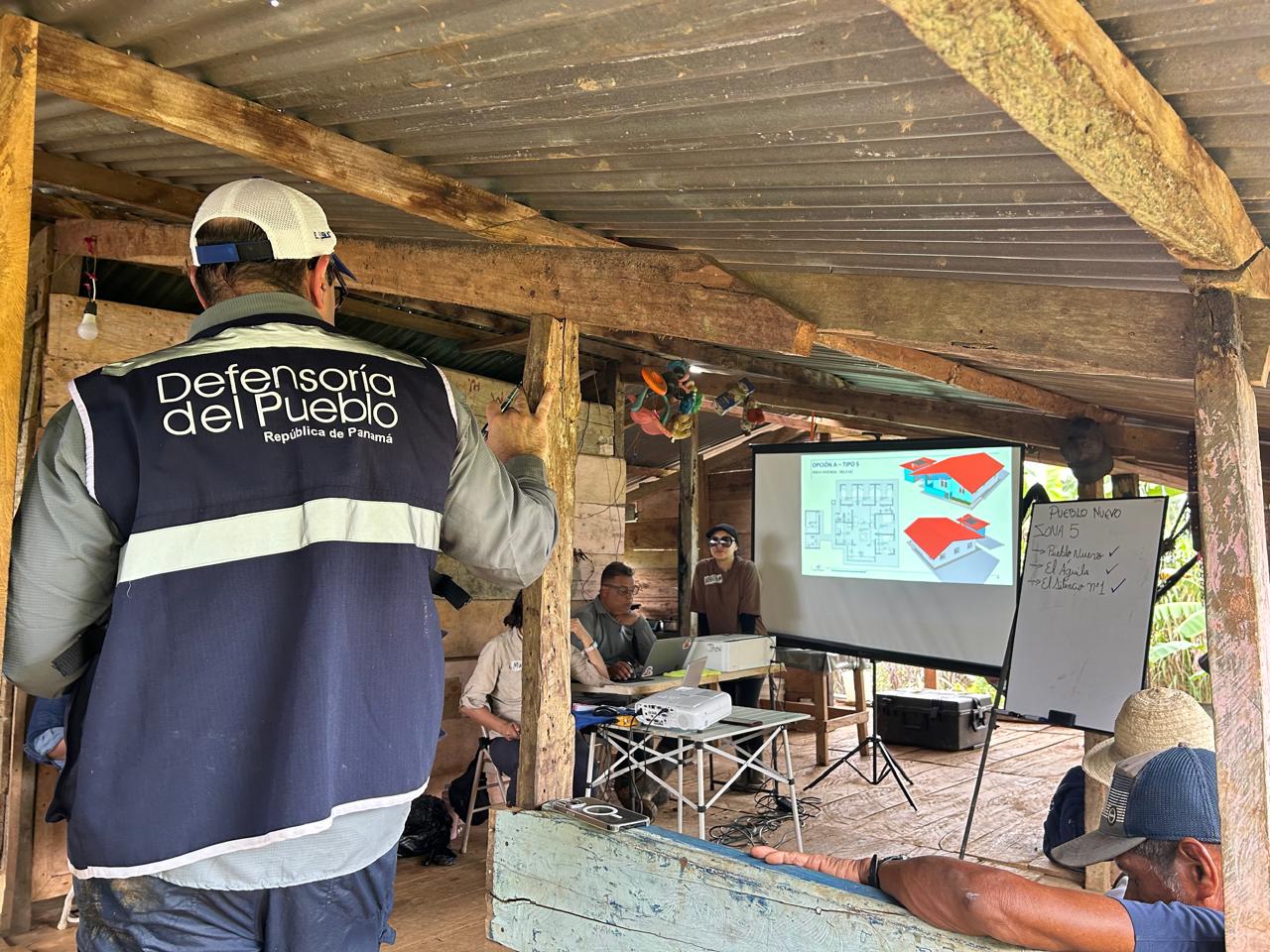 Defensor del Pueblo visita Pueblo Nuevo, Coclé