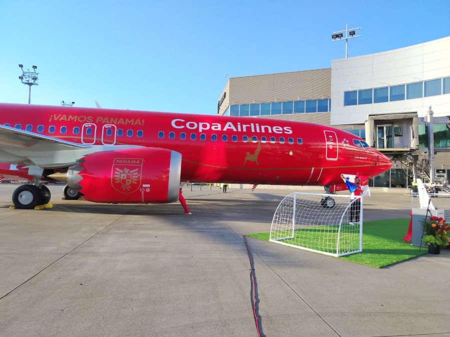 Así es el nuevo avión de la Selección de Panamá presentado Copa Airlines