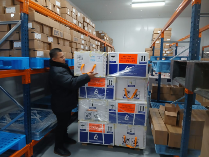 Minsa recibe 150 mil vacunas contra el sarampión en Panamá