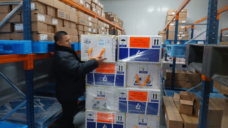 Minsa recibe 150 mil vacunas contra el sarampión en Panamá