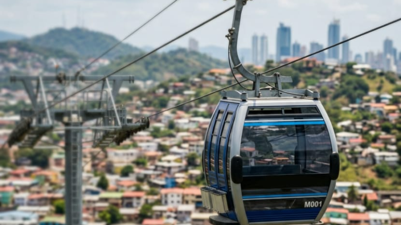 Teleférico de Panamá y San Miguelito avanza hacia su licitación